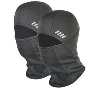 BULA Convertible Balaclava Tactical Mask Neck Gaiter 2-pack Black S/M