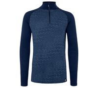 Bula - Geo Merino Wool Halfzip Navy - S - Technical underwear