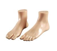 BULAIDAI 1 Pair Anatomical Foot Replicas Shoe Display Foot Model Suitable for Education Artistic Anatomy Study Shoe Photography Decorative Bookends Feet