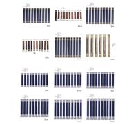 BULAIDAI 10Pcs Metal Internal Frame for Purse Handbag Bag Hinges