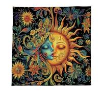 BULAIDAI 3. Multi-Size Cloth Lightweight Space-Saving 50x50cm/60x60cm/75x75cm Ideal for Readings & Gatherings On-the-Go Mystical Velvets Divination Cloth