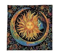 BULAIDAI 3. Multi-Size Cloth Lightweight Space-Saving 50x50cm/60x60cm/75x75cm Ideal for Readings & Gatherings On-the-Go Mystical Velvets Divination Cloth