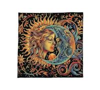 BULAIDAI 3. Multi-Size Cloth Lightweight Space-Saving 50x50cm/60x60cm/75x75cm Ideal for Readings & Gatherings On-the-Go Mystical Velvets Divination Cloth