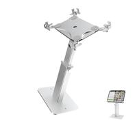 BULAIDAI 360 Degree Rotating Security Tablets Kiosk Stand Adjustable 8.3" 13.4" Height Steel Base for 9.7" 13" Retail POS Systems Antitheft POS Stand