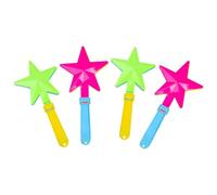 BULAIDAI 4Pcs Portable Noise Makers for Outdoors Activities School Event Safe Sturdy Clapping Tools Assorted Color Festival Clapping Instruments