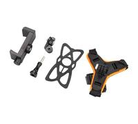 BULAIDAI 5 Part Hard Wearing Headpiece Appendage Set Modifiable Chin Mount Direct Current Smartphones Action Cameras for Trail Cycling Quests Motorbike Phone Mount Set