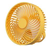 BULAIDAI 6.5inch 3-Speed Hanging Fan with Hook + LED Light 2in1 Camping Ceiling USB Powered for Outdoor Activities Sport Hanging