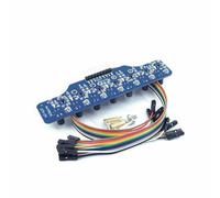 BULAIDAI 7 Channel Grayscale Sensors Module for Accurate Line Trackings in Robotics and Automation Digital Output Sensors