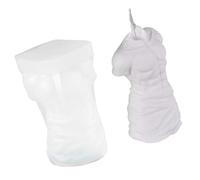 BULAIDAI Additional Elastomer Human Body Cast for Realistic Aromatherapy石膏 Crafting Detailed Human Body Cast