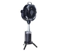 BULAIDAI Camping Floor Fan with Adjustable Height 20000mAh Battery Oscillating Remote Hook Mists Sprays Fan with LED Light Outdoor Tent Fan with Remote Hook