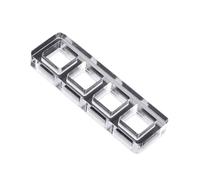 BULAIDAI Clear Acrylic Switches Tester Base for Mechanical Keyboards Customization with Tactiles Response Analysis Multiple Switches Compatible Tester