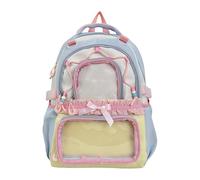 BULAIDAI Clear Panel Itabag Backpack Customizable Insert for Anime Pin Collections & Cosplay Itabag Backpacks