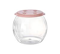 BULAIDAI Clear See Through Storage Container That Doubles As a Seat for Easy Access to Items Living Room and Bedroom Kid-Safe Easy Handle for Movement