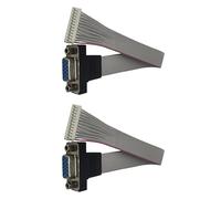 BULAIDAI Compact 12Pin VGA to PH2.0 Adapter for Easy Installation in Tight Spaces with Long Connectors