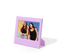 BULAIDAI Compacts Instants Print Photo Holder 5Inch Resin Picture Frame 6 Color Option Folding Stand Space Saving Home Accent Stable Base Tabletop Frame