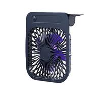 BULAIDAI Detachable Mounting Fan USB Rechargeable 1200mAh Battery Powered Wall Fan Cooling Device for Dorms Offices Space Saving Bed Fan
