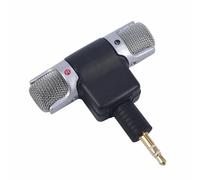 BULAIDAI Double Channel Tiny Pickup for Digital Registering MD Camera Cellphone 3.5mm Outlet Metal Plan Clearness Voice Register