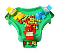 BULAIDAI Durability Frogs Bean Game Greedy Frogs Eating Bean Toy for Kids Interactively 2 Player Color Sorting Activity High Strength Educational Toy