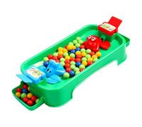 BULAIDAI Durability Frogs Bean Game Greedy Frogs Eating Bean Toy for Kids Interactively 2 Player Color Sorting Activity High Strength Educational Toy