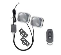 BULAIDAI Easy Install LED Glass Radiances Different Manner ABS Lens Three Thousand Five Hundred Light for Automobiles Car Motorbike LED Flashing Glass Radiances