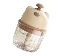 BULAIDAI Electric Garlic Chopper 350ml Rechargeable 3 Rustless ABS Grinder for Spices Medicinals Kitchen Tool Simple Garlic Press for Kitchen