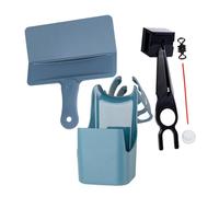 BULAIDAI Ergonomic Compact ABS Complete Chain Tool Set for Effective Maintenance and Cleaning of Motorcycle and Bicycles Chains Chain Maintenance Tool