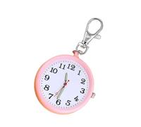 BULAIDAI Ergonomic Unisex Keychain Pocket Watch with Large Clear Number for Easy Reading Design Outdoor Travel Essential Elderly Friendly Keychain Watch