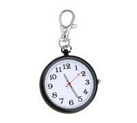 BULAIDAI Ergonomic Unisex Keychain Pocket Watch with Large Clear Number for Easy Reading Design Outdoor Travel Essential Elderly Friendly Keychain Watch