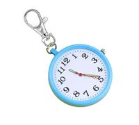BULAIDAI Ergonomic Unisex Keychain Pocket Watch with Large Clear Number for Easy Reading Design Outdoor Travel Essential Elderly Friendly Keychain Watch