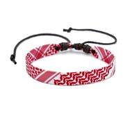 BULAIDAI Ethnic Middle Eastern Handchain Cotton Blend Handwoven Accessory Multicolor Weave Arabic Styles Wristband Cultural Gift Item