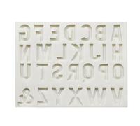 BULAIDAI Flexible Cake Decorating Cast Numbers 0 9 and Script Tokens Consumable Silicone Bakeware Easy Neat Plan Flexible Baking Number Templates