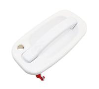BULAIDAI Front Left Driver Handle Replacement White for 1500 2500 3500 19356468 White