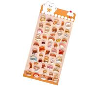 BULAIDAI Glitters Crystal Sticker Texture for Creative Art Crafts with Reusable Adhesive and Designs