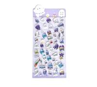 BULAIDAI Glitters Crystal Sticker Texture for Creative Art Crafts with Reusable Adhesive and Designs