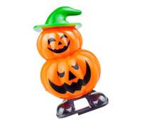 BULAIDAI Halloween Pumpkin Wind Up Toy Clockwork Witch Pumpkin Walking Pumpkins Windup Clockworks Plaything Goody Bag Fillers Clockwork for Kids