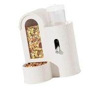 BULAIDAI Hamster Cage Essential Food Water Feeder with AntiSpill Detachable Design Feeding Watering Station Cage Habitats Decors Hamster Food Bowl Water Bottle