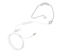 BULAIDAI Inline Control Single Ear Headphone 3.5mm Connector Flexible Tube and Without Radiation for Driving and Sports in Ear Headphone