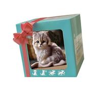 BULAIDAI Intelligent Furry Robot Cats Doll with Walking Barking Tail Wagging Simulation Movement Design for Baby Comforting Interaction Barking Cats Plush Toy