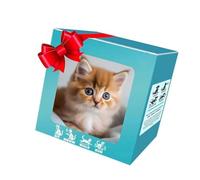 BULAIDAI Intelligent Furry Robot Cats Doll with Walking Barking Tail Wagging Simulation Movement Design for Baby Comforting Interaction Barking Cats Plush Toy