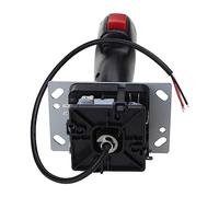 BULAIDAI Joystick Flight Stick with Trigger Red Top Button 8 Way Direction Control Wshaft Mount Thrustmaster-throttle for Desk Controller Simulator Gladiators Game Machine