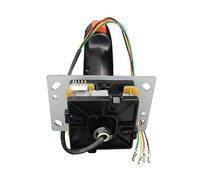 BULAIDAI Joystick Flight Stick with Trigger Red Top Button 8 Way Direction Control Wshaft Mount Thrustmaster-throttle for Desk Controller Simulator Gladiators Game Machine