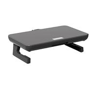 BULAIDAI L Shape Monitor Stand Large Size Multiple Screen Stand with Organizer Drawer for Computer Laptop for LCD Displ Computer Laptop Shelf