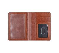 BULAIDAI Lightweight PU Leather Passports Organized Embossed Pattern Practical Travel Pouches for Neat and Safe Document Storage Travel Accessories