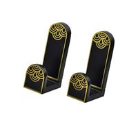 BULAIDAI Pack of 2 Space Saving Hook for Portable Area Alloy Build Ensures Long Time Wall Mount Hook