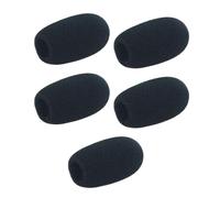 BULAIDAI Pack of 5 Microphone Sponges Covers Advanced Winds Foam Reduction Durability Design for Panel Discussions Speech Systems Professional Microphone Guard Sponges
