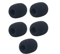 BULAIDAI Pack of 5 Microphone Sponges Covers Advanced Winds Foam Reduction Durability Design for Panel Discussions Speech Systems Professional Microphone Guard Sponges