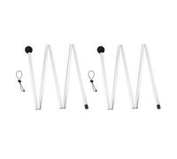 BULAIDAI Permanent Steel Tent Posts with Quick Assembly for Backpacking and Motorbike Excursions Pliable Aluminum Tent Posts