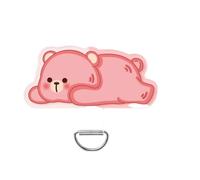 BULAIDAI Playful Animal Phone Holder Removable Anti-Drop Strap Secure Clip-on Lanyard for Smartphone Cases Youth Detachable Phone Lanyard Accessory