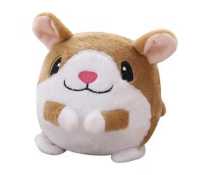 BULAIDAI Plush Piggy Dog Toy Vibrating and Bouncing Interactive Entertainment Teasing Ball for and Dogs Active Pet Toy