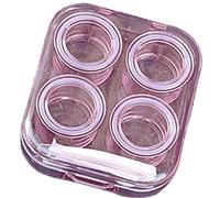 BULAIDAI Practical Lenses Container Box with Wearing Tools Tweezers for Efficient Handling Lenses Storage Accessory Use Lens Case